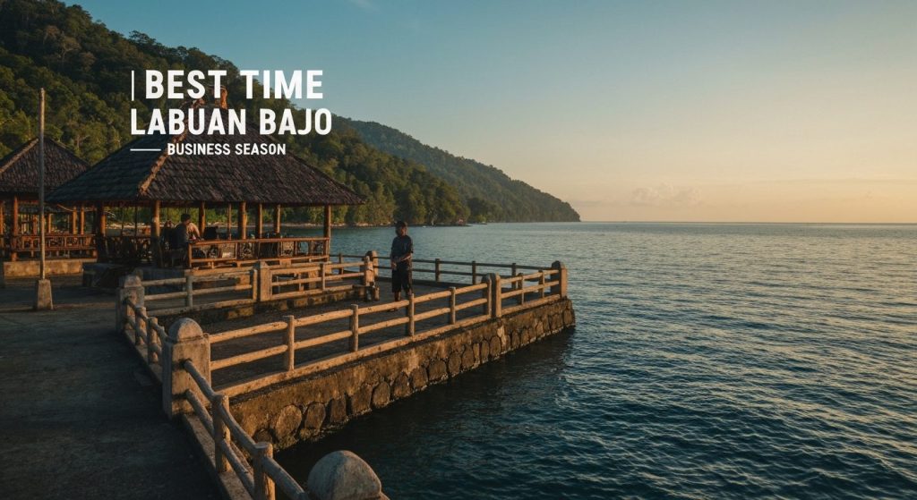 best time visit labuan bajo business season — Photorealistic editorial travel photograph relevant to: The independent, p