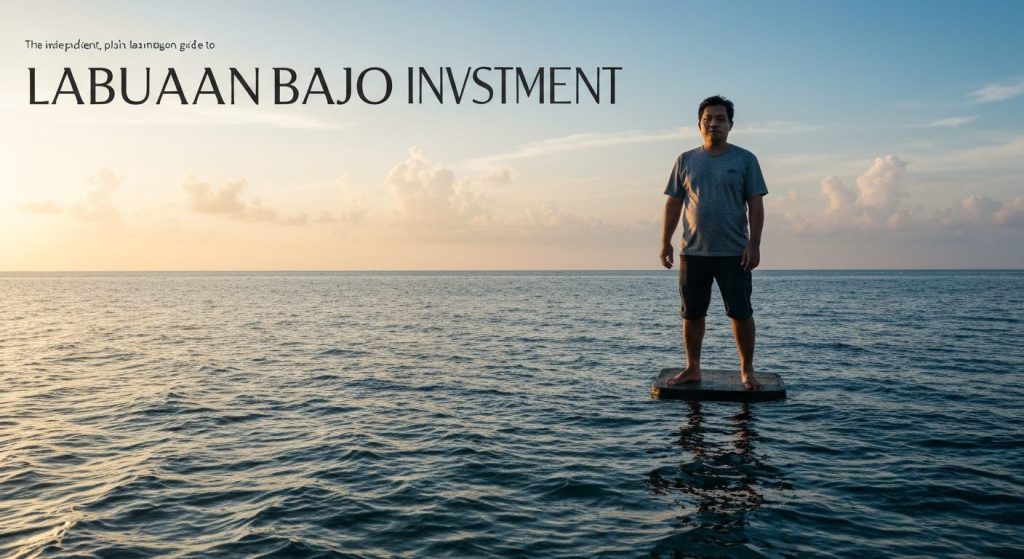 labuan bajo investment — Photorealistic editorial travel photograph relevant to: The independent, plain-language informa