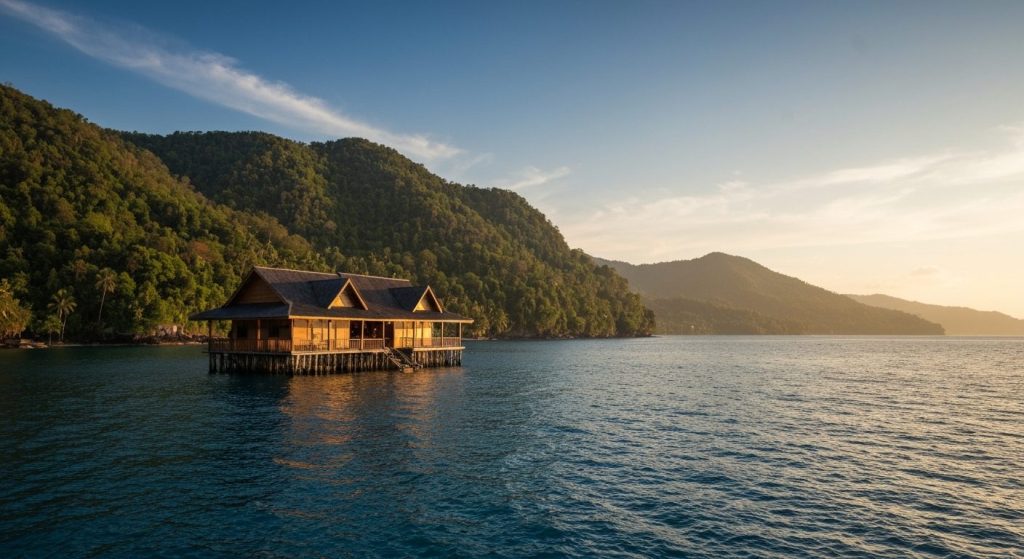labuan bajo kek super priority destination — Photorealistic editorial travel photograph relevant to: The independent, pl
